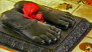 Feet representing Shirdi Sai Baba's